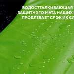 Батут с защитной сеткой "PERFETTO SPORT ACTIVITY 10" диаметр 3,0 м зелёный